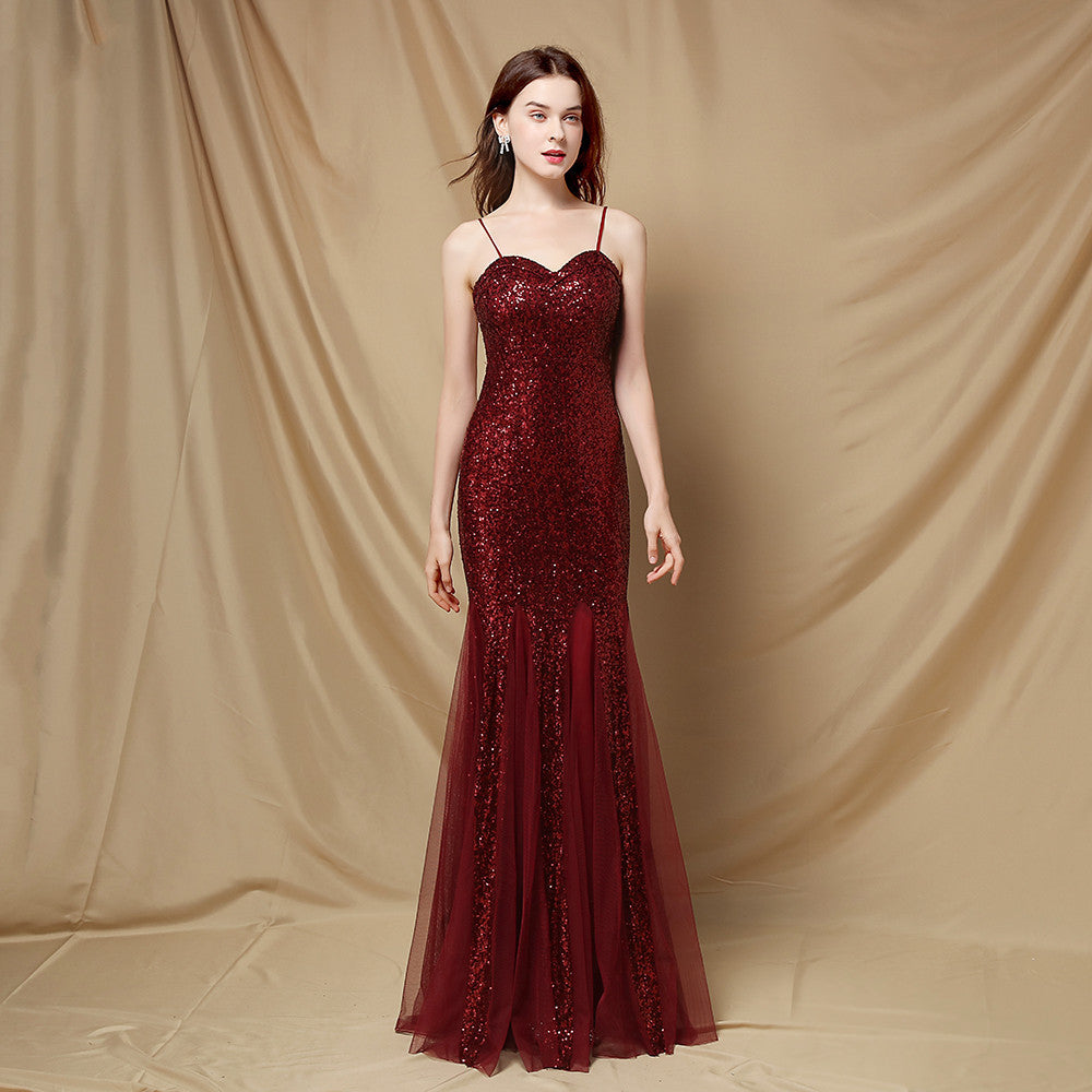 Enyo-18789-Slim Fishtail Formal Dress