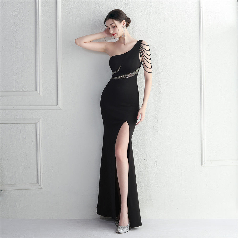 Selene-19938-One Shoulder Long Formal Dress